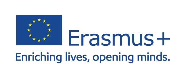 Erasmus EU emblem with tagline pos EN