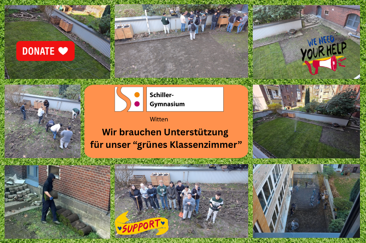 Schulgarten Collage